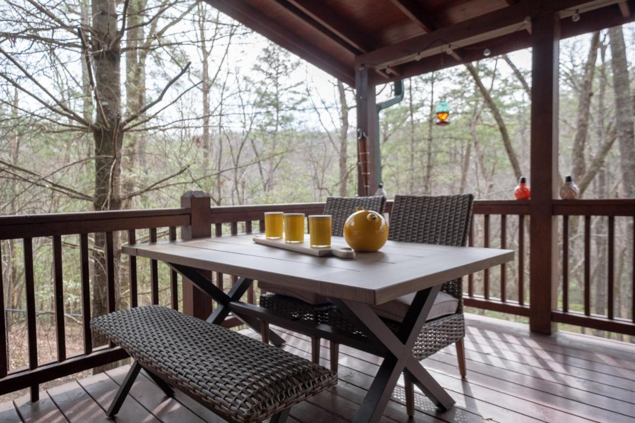 蓝岭Three Dog Night - Pet-Friendly Cabin With Hot Tub别墅 外观 照片