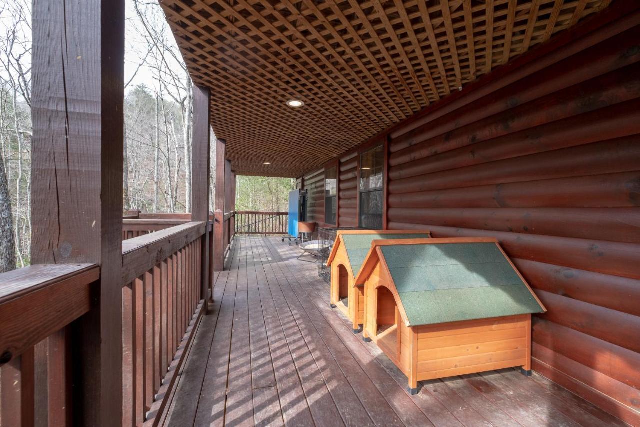 蓝岭Three Dog Night - Pet-Friendly Cabin With Hot Tub别墅 外观 照片