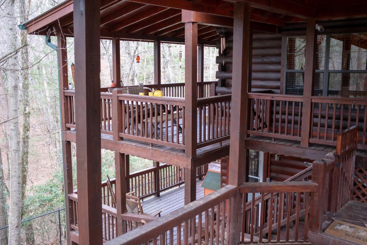 蓝岭Three Dog Night - Pet-Friendly Cabin With Hot Tub别墅 外观 照片
