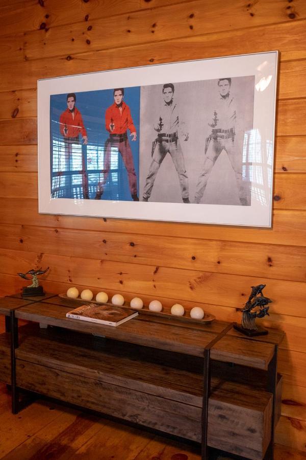 蓝岭Three Dog Night - Pet-Friendly Cabin With Hot Tub别墅 外观 照片